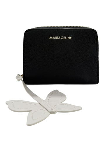 PORTAFOGLIO PICCOLO DONNA MARIACELINE MC6622-2 BLACK WHITE