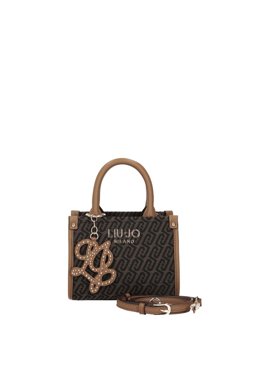BORSA MINI A MANO E TRACOLLA LIU-JO RIDHI AF6102_T378A 00533 TESTA DI MORO