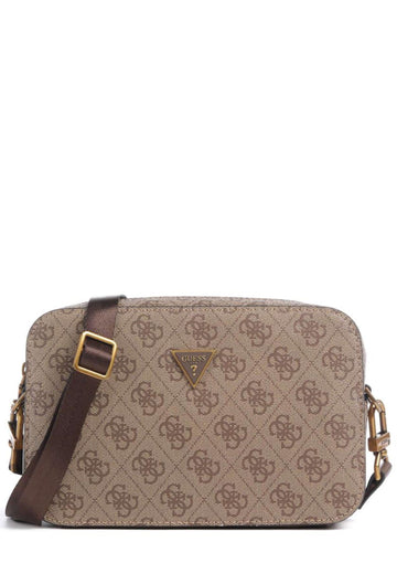 POCHETTE DA POLSO E BORSELLO TRASVERSALE UOMO GUESS PMMILOP5245 BBO MARRONE CHIARO