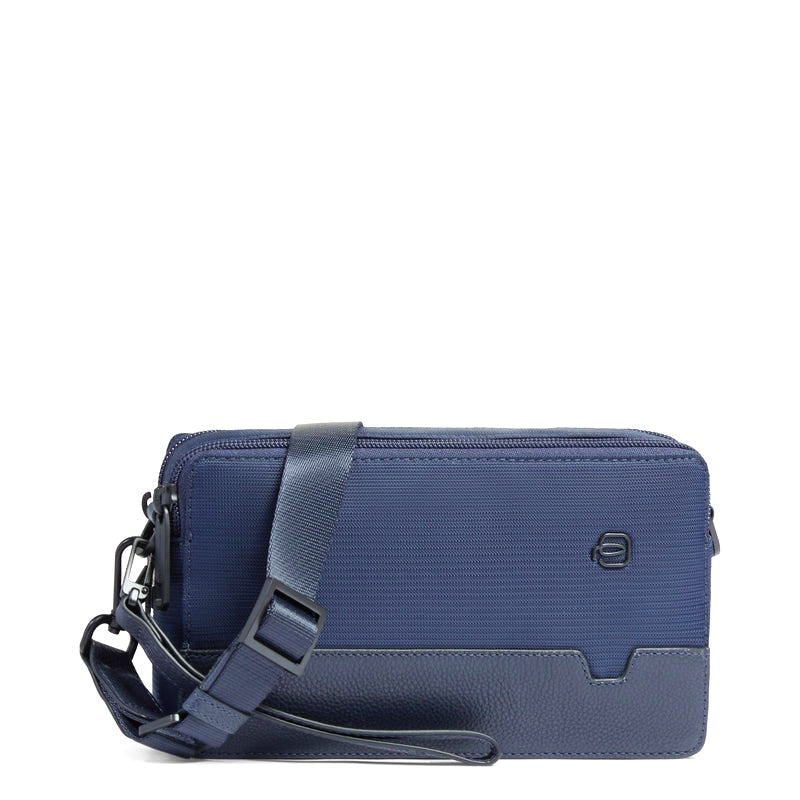 POCHETTE DA POLSO -BORSELLO TRASVERSALE UOMO PIQUADRO AC4221W138 BLU