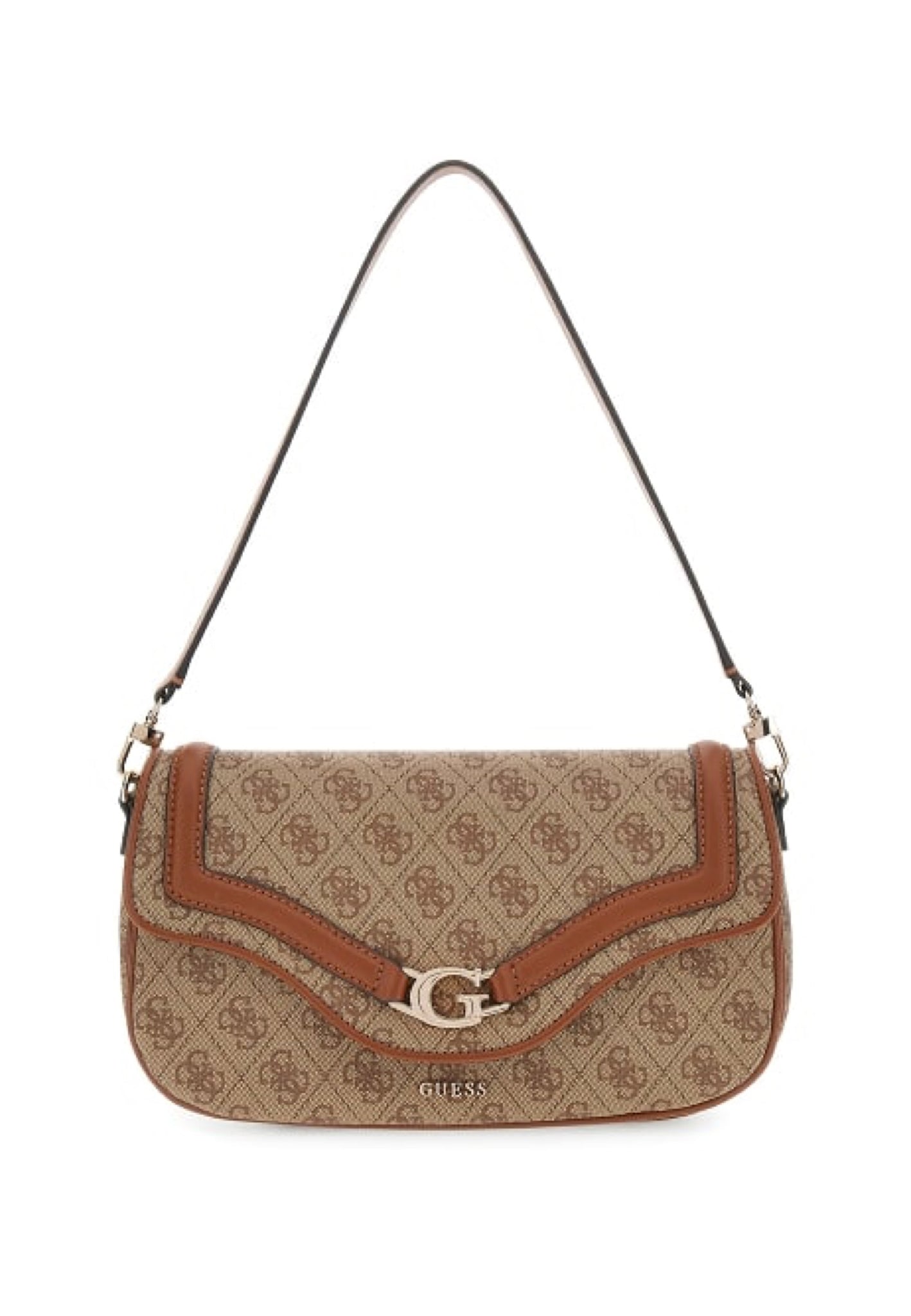 BORSA A SPALLA E TRACOLLA GUESS DEA SG799320 LATTE LOGO