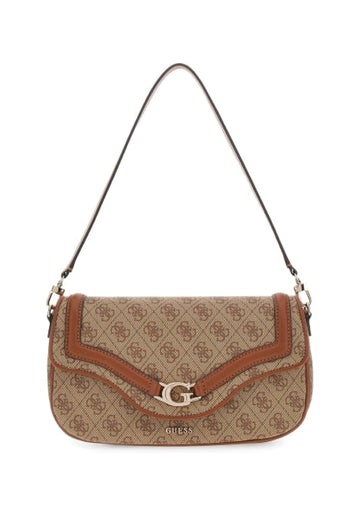 BORSA A SPALLA E TRACOLLA GUESS DEA SG799320 LATTE LOGO