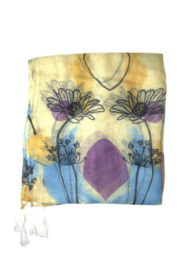 PASHMINA DONNA PASHBAG 19881 GIALLO