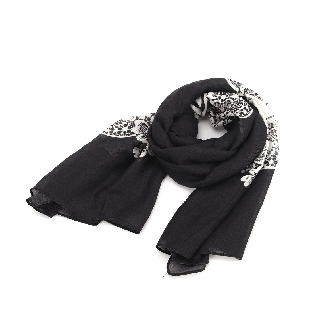 FOULARD DONNA YNOT QUADRATO ARQ-216F7 BLACK