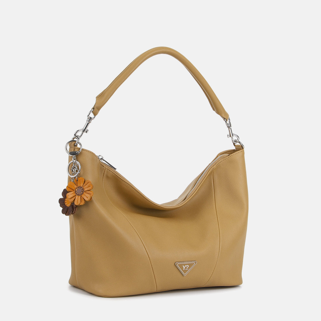 BORSA A SPALLA GRANDE YNOT FEE-008S6 TAN