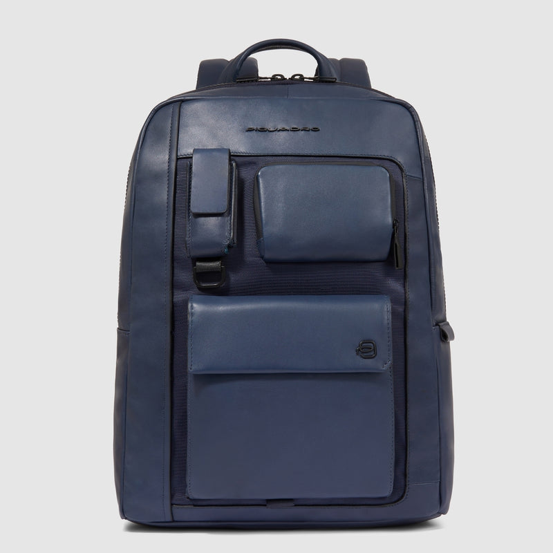 PIQUADRO MEN'S BACKPACK CA6442W131 BLUE 14"