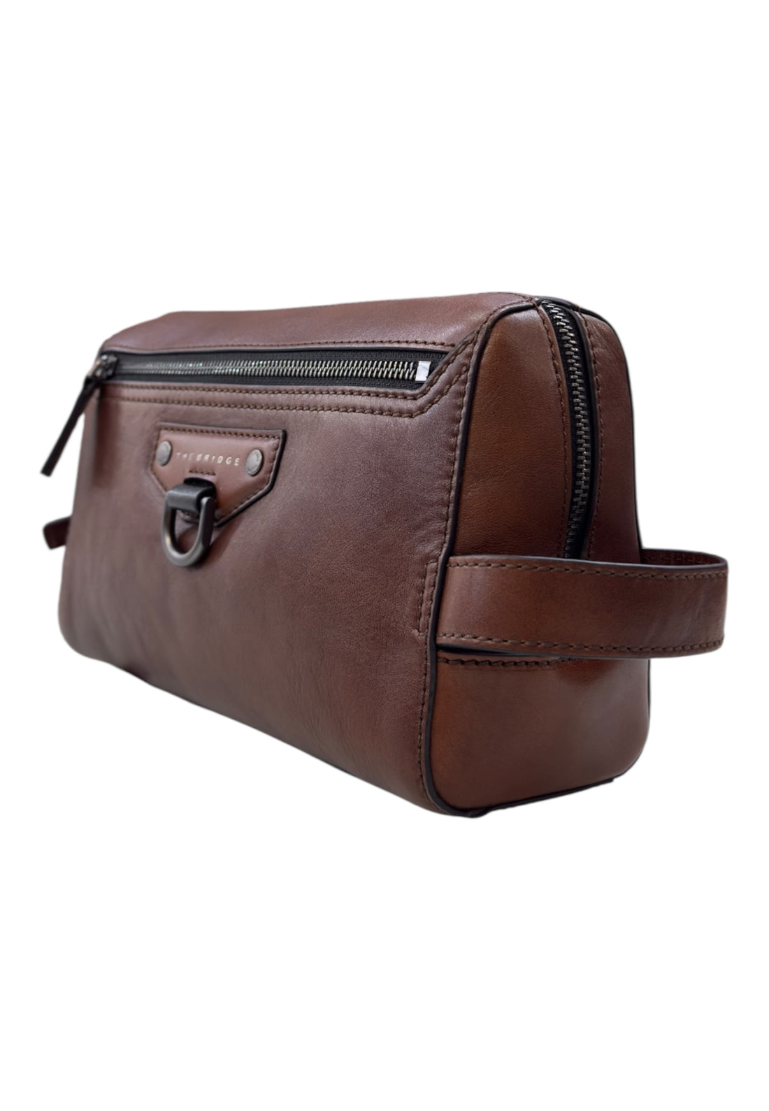 BEAUTY CASE NECESSAIRE VIAGGIO THE BRIDGE IACOPO 095015EX 1A MARRONE