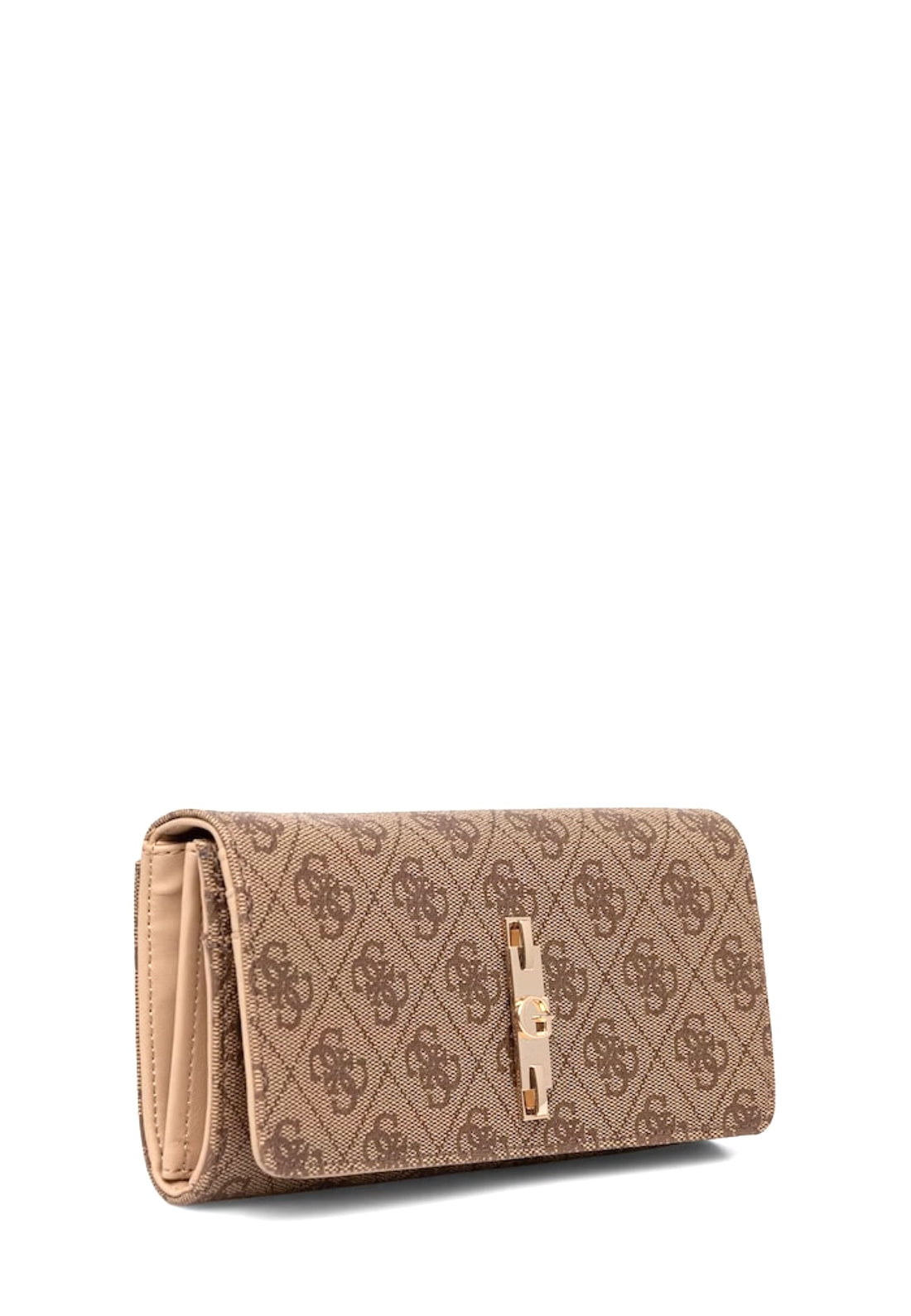 PORTAFOGLIO DONNA CON PATTA GUESS YVONNE LOGO SG2378155 LATTE LOGO
