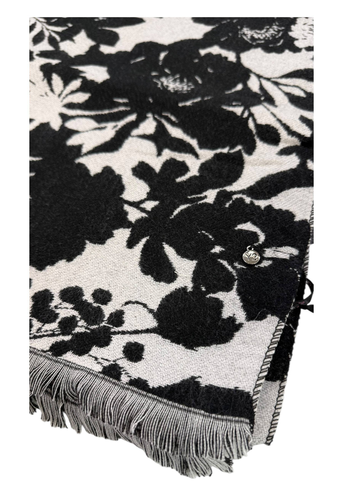 SCIARPA DONNA YNOT FLOWER FLO-101F6 BLACK