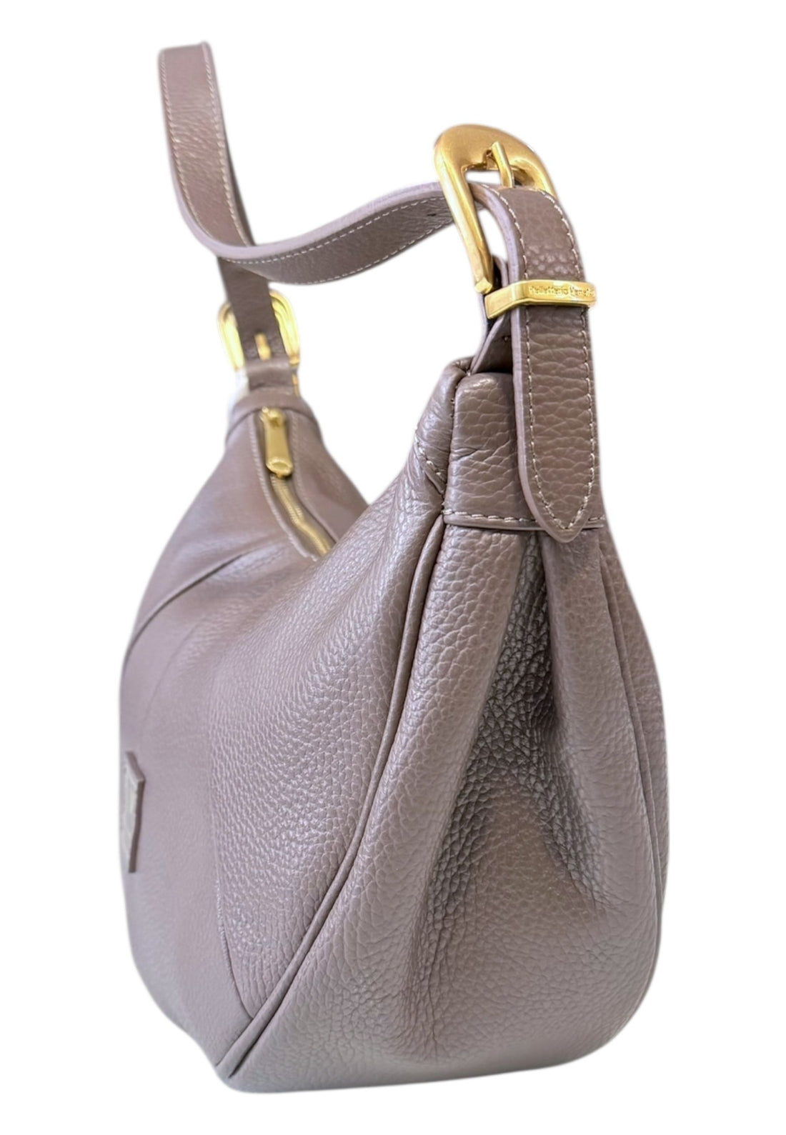 BORSA A SPALLA DONNA MEDIUM PELLETTERIA VENETA D25921 MOKA