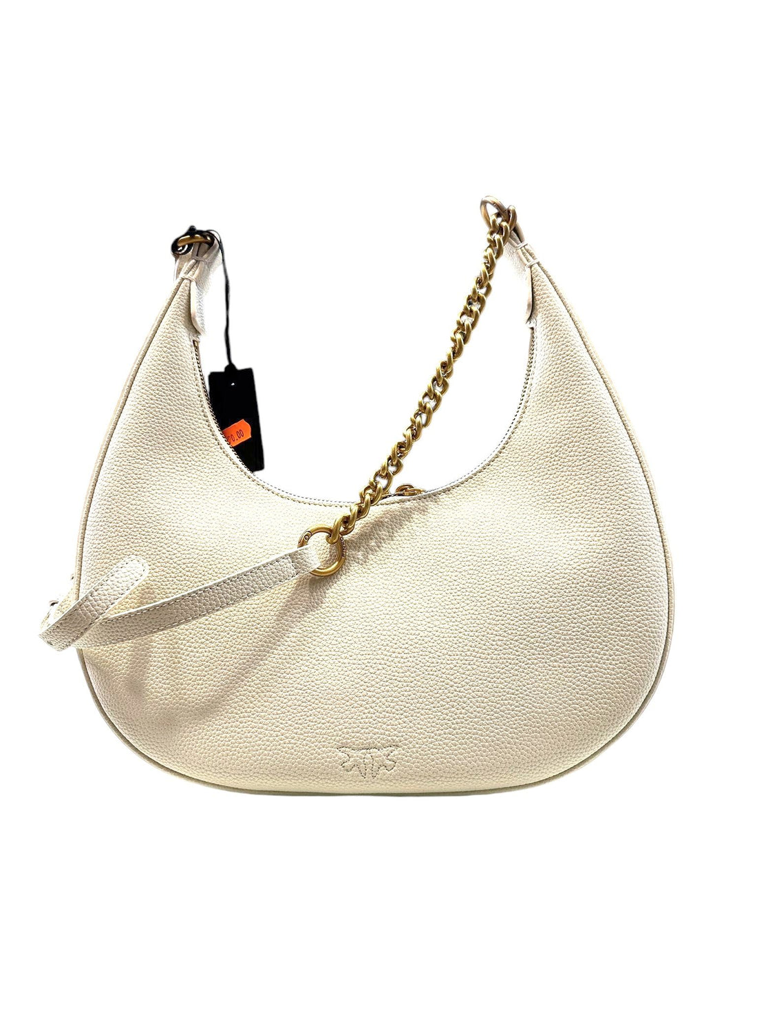 BORSA PINKO BRIOCHE HOBO CLASSIC BOTTALATA 101526 A29Q Z14Q BIANCO