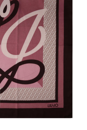 PASHMINA LOGO LIU-JO 2F6068_T2745 RED AUBERJIN