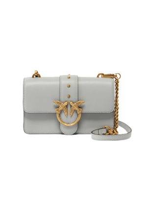 BORSA PINKO LOVE ONE MINI 105856 A0F1 K32Q GRIGIO PERLA