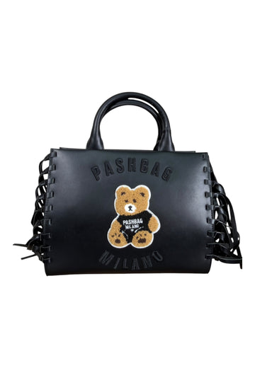BORSA A MANO E TRACOLLA PASHBAG MARGE 20150 SHEPHERD PURE BLACK