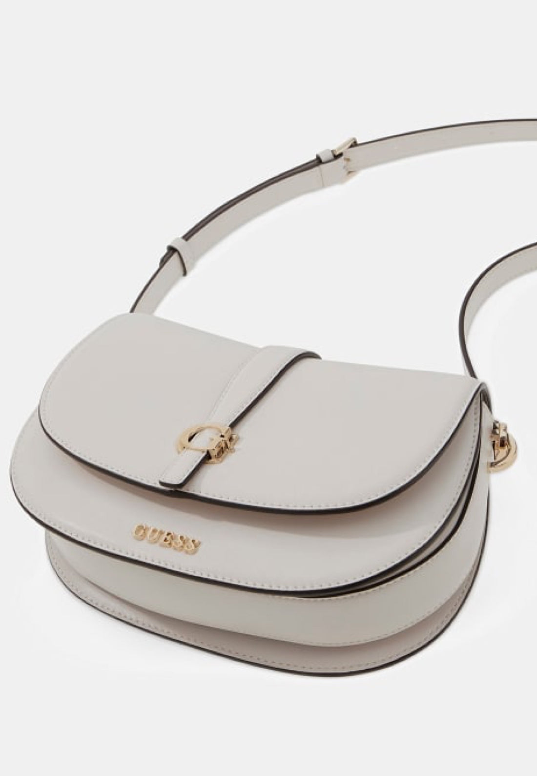 BORSA FLAP TRACOLLINA GUESS CARRIE VG989620 STONE