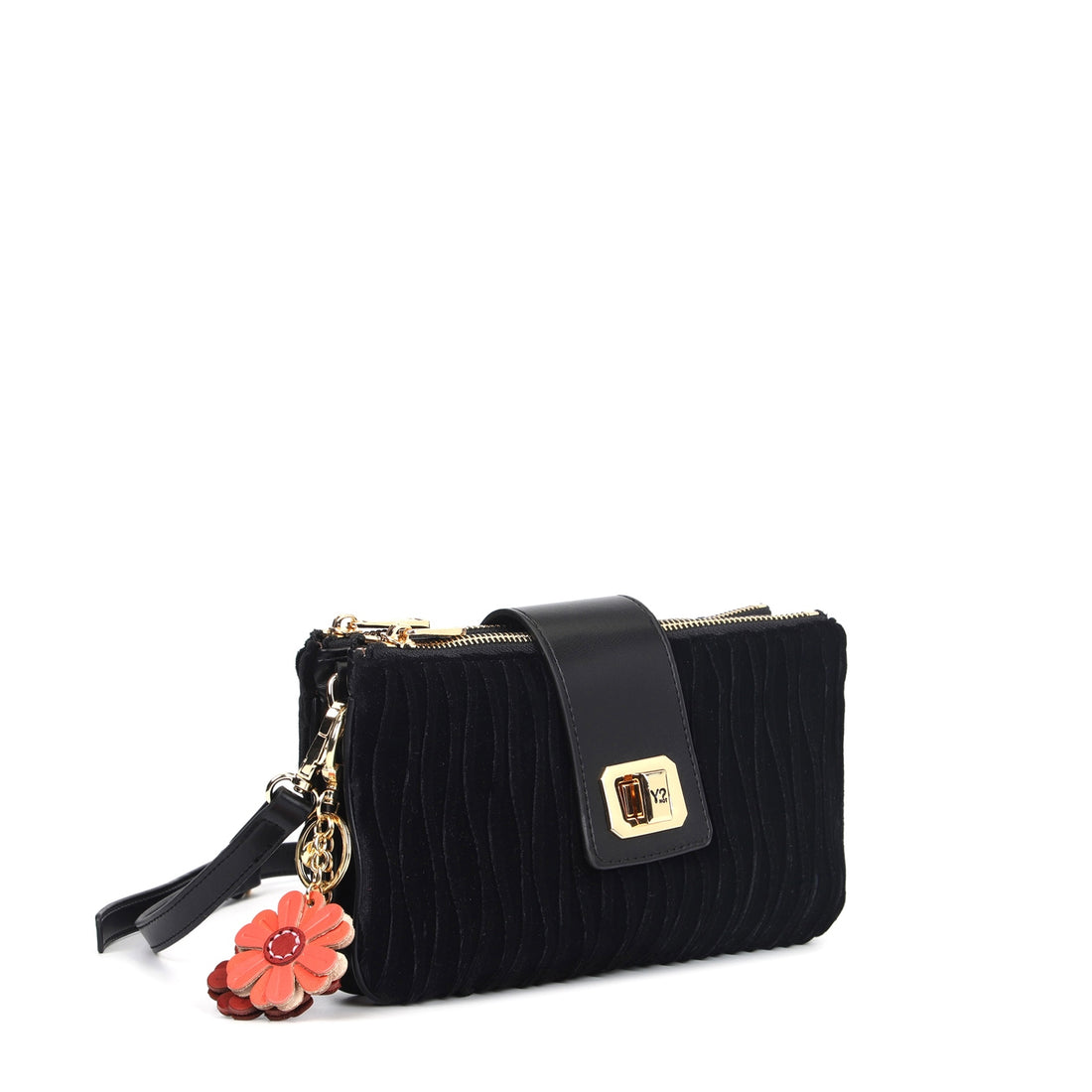 BORSA POCHETTE TRACOLLINA DONNA YNOT PAR-009F7 BLACK