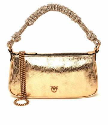 BORSA PINKO HALF MOON HORIZONTAL MINI 105915 A2WD ZZLQ GOLD